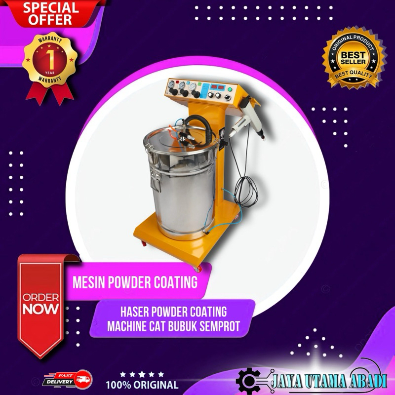 Mesin Powder Coating Haser Powder Coating Machine Cat Bubuk Semprot
