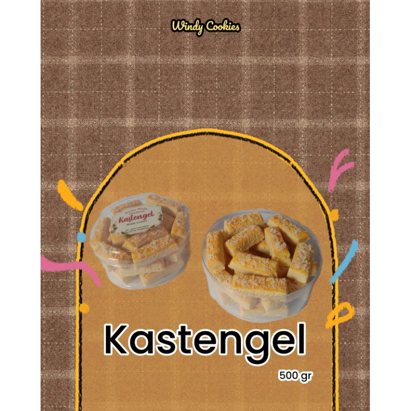 

Kue kering Kastengel gurih renyah toples 500 gram
