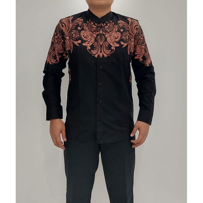 FIRENZE sz M- XL KOKO BATIK PANJANG / KEMEJA KOKO TERBARU / KEMEJA KOKO KEREN / KOKO PANJANG BATIK /