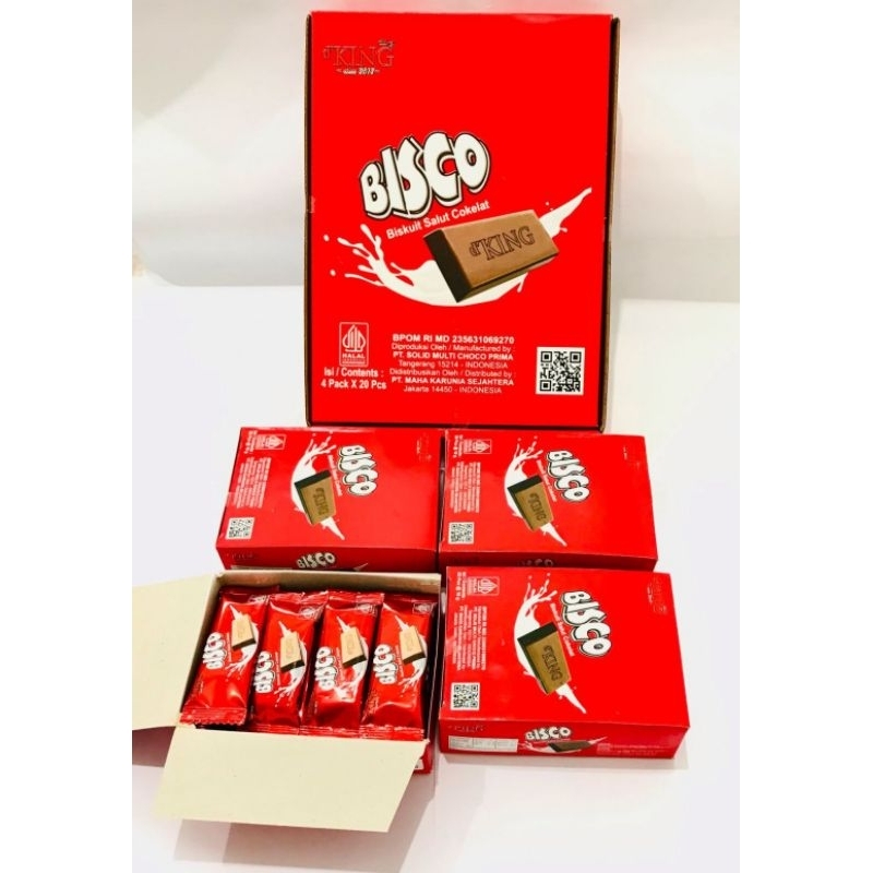 

Coklat Kurma Viral D King Bisco isi 4 Box