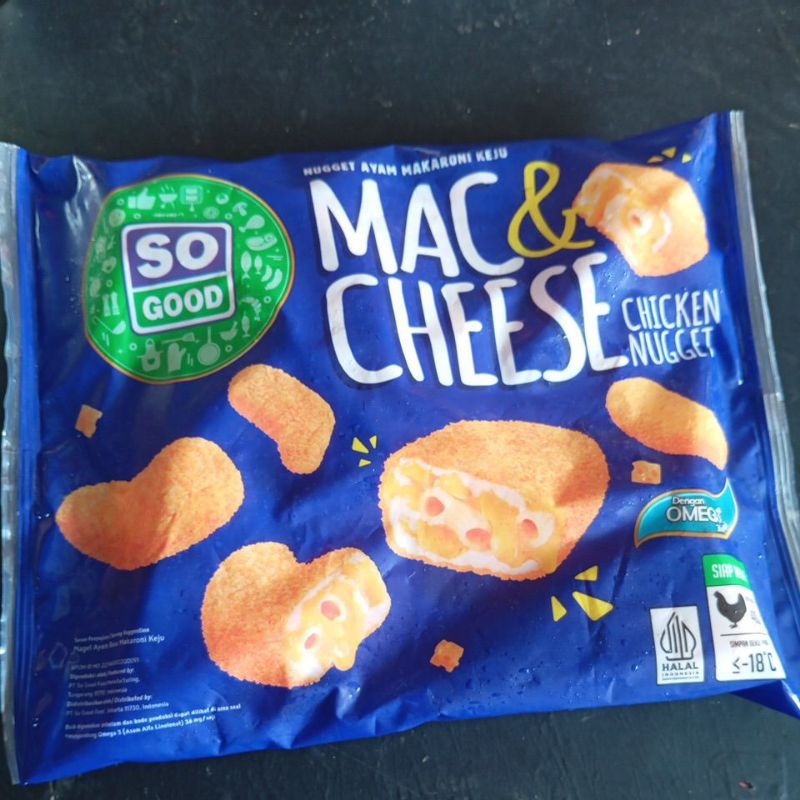 

So Good Mac & Chesee Chicken Nugget 400g