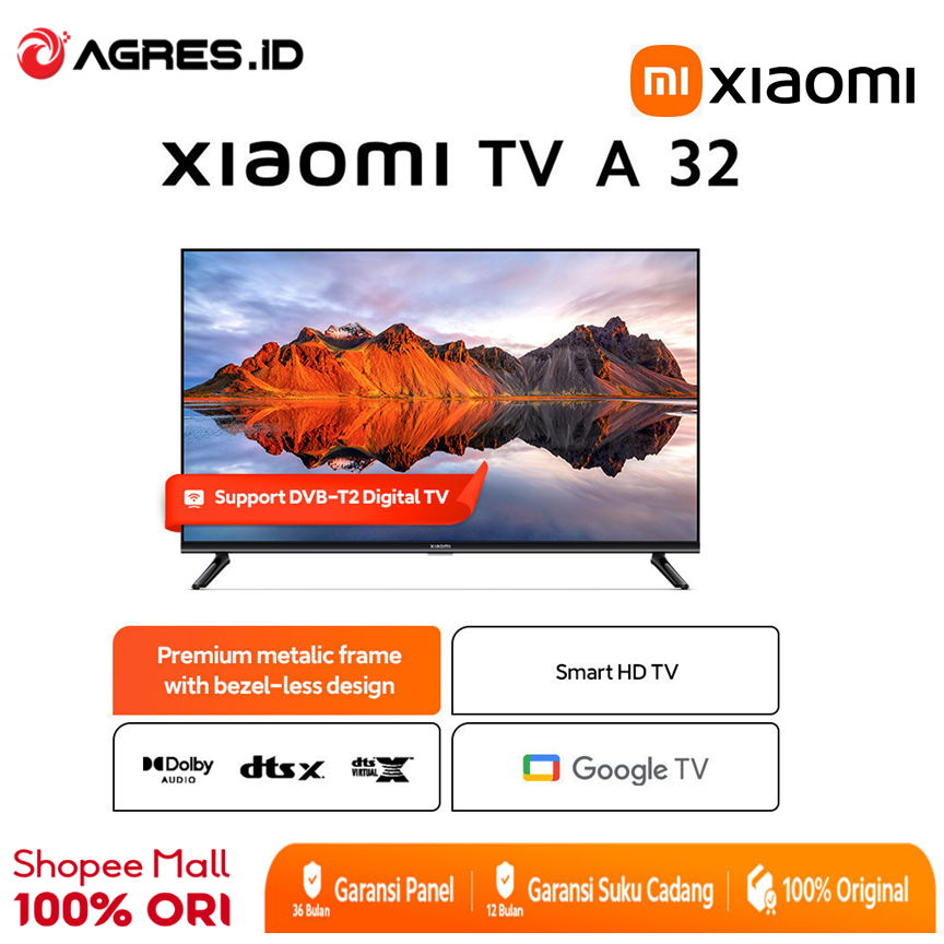 XIAOMI SMART TV L32M8-A2ID  32 INCH A PRO SERIES HD TV GARANSI RESMI INDONESIA