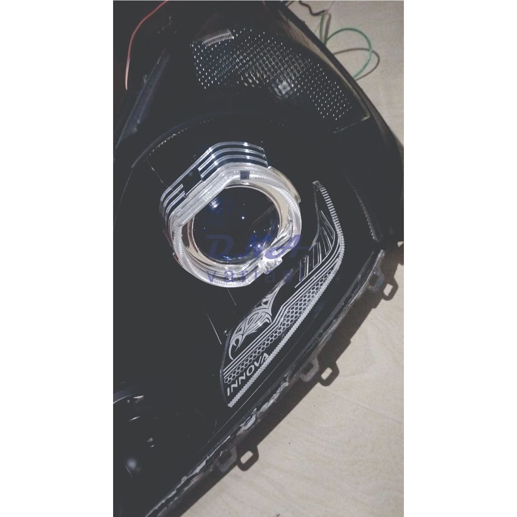 Slim L Frame DRL Lampu Headlamp Mobil Running Sein LED Aplikasi RGB Lampu Depan Mobil Xenia