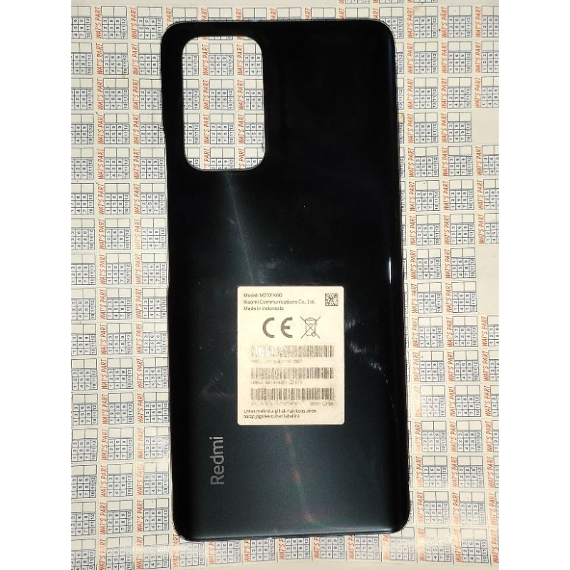 Backdoor Redmi Note 10 Pro ori copotan