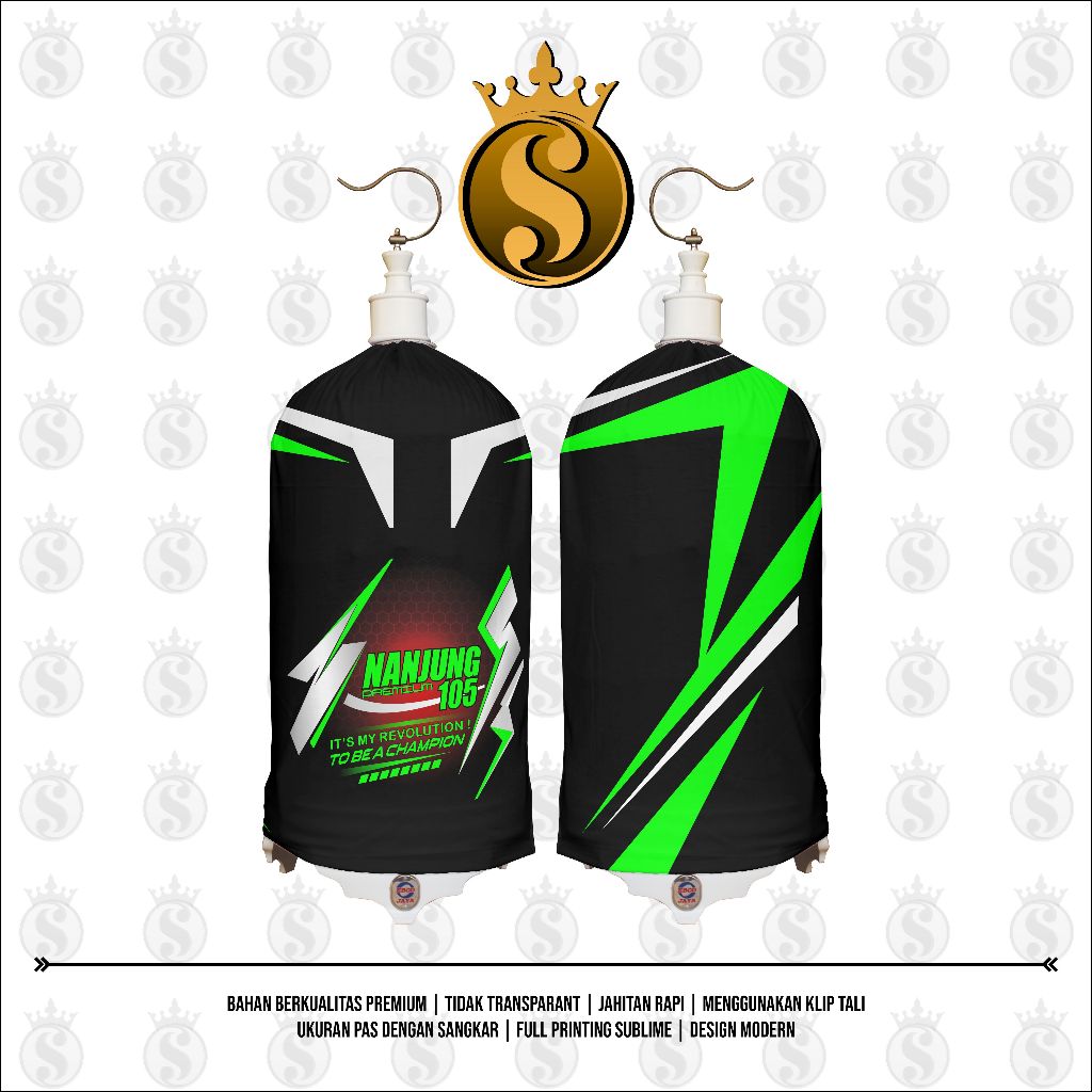 KERODONG FULL PRINTING SANGKAR LOVEBIRD - NANJUNG 105