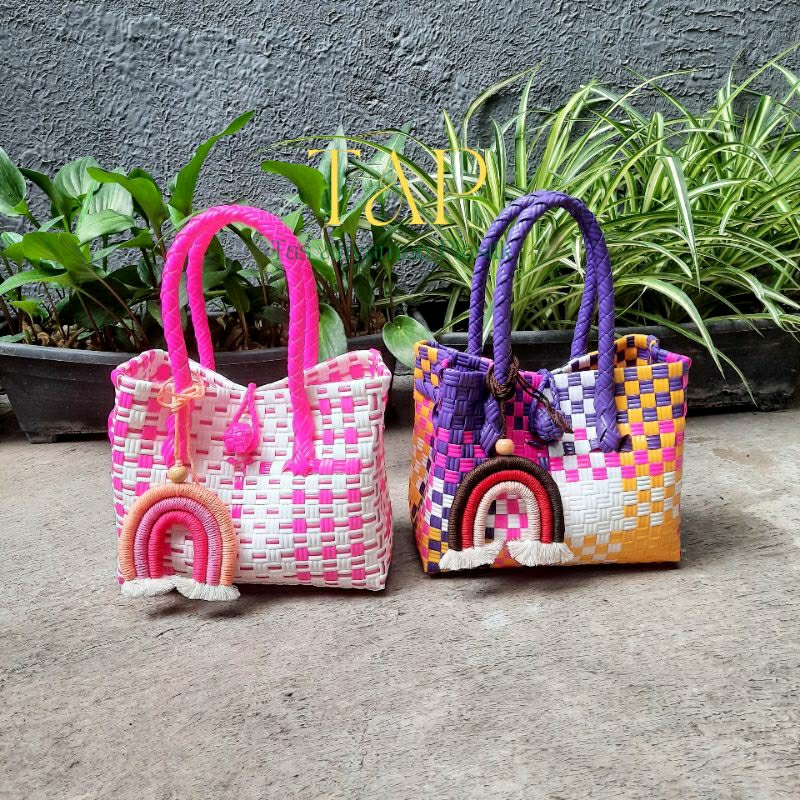 Tas Jali Anyaman Mini Souvenir Tas Anyaman  Wanita Jali Premium READY STOK
