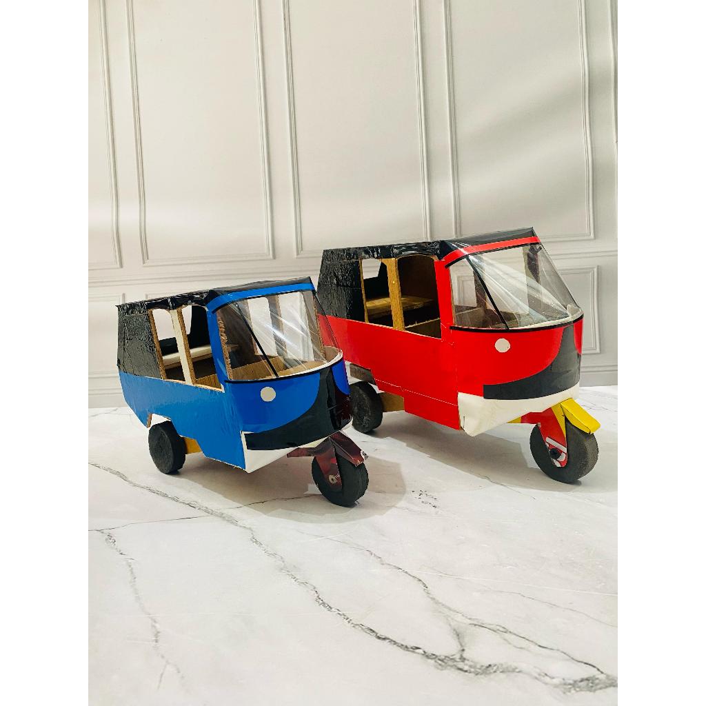 Mainan Bajaj Otok Kayu / Mainan Bajaj / Miniatur Bajaj Tradisional Kayu