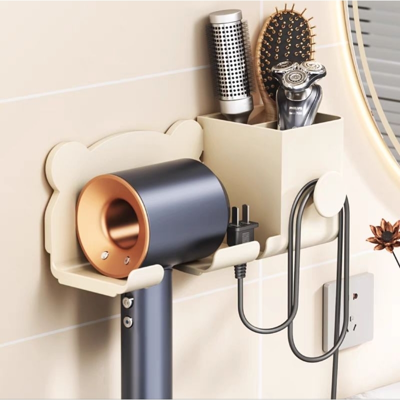 MINISO BALI | Hair Dryer Holder Rak Gantung Hair Dryer Blower Rak Pengering Rambut Rak Tempel Dindin