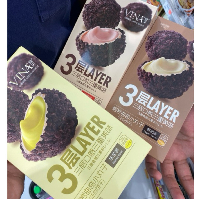 

MAKANAN JEPANG. VINA CHOCO BALL 3 LAYER