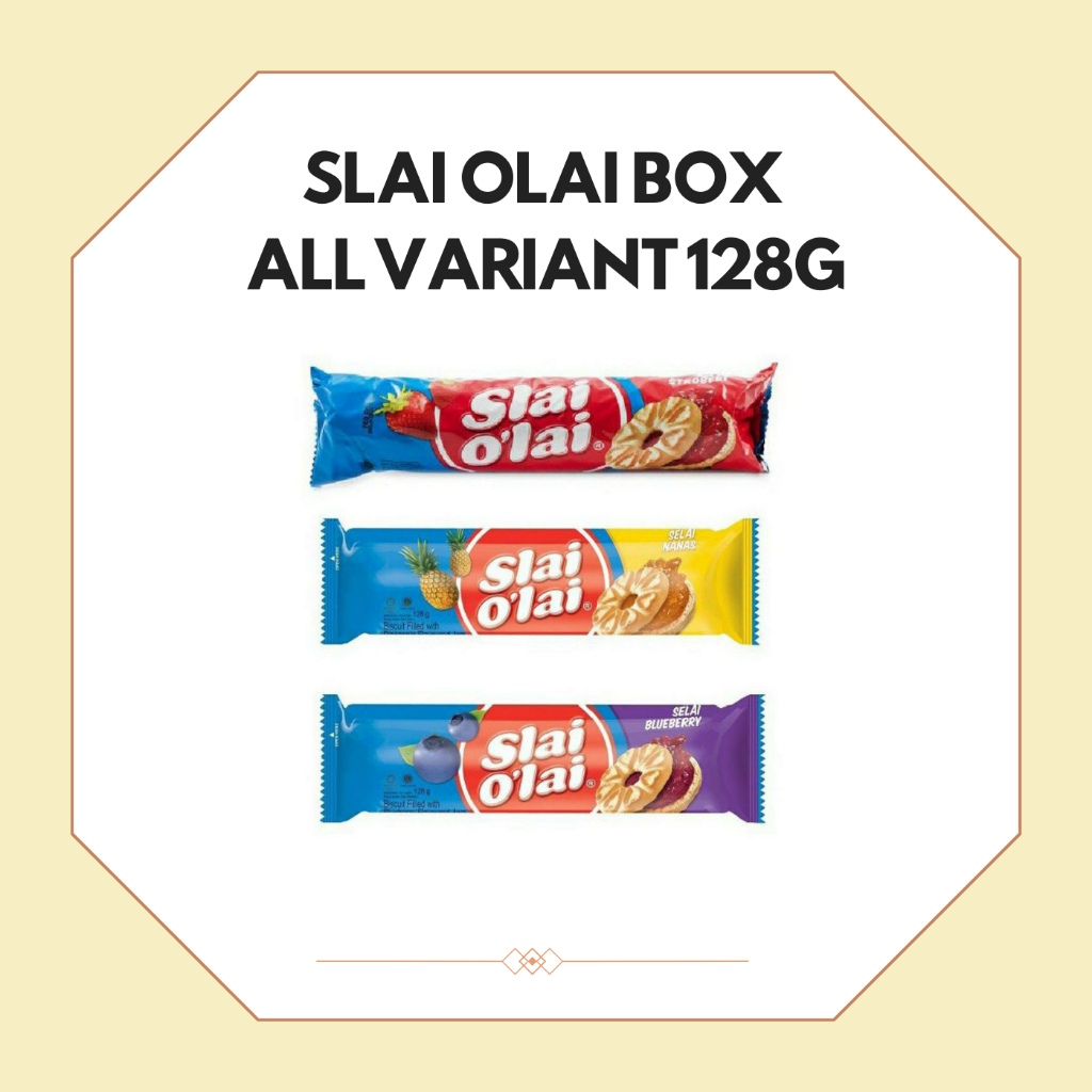 

SlaI Olai All Variant 128 gram Blueberry Strawberry Pineapple/Nanas