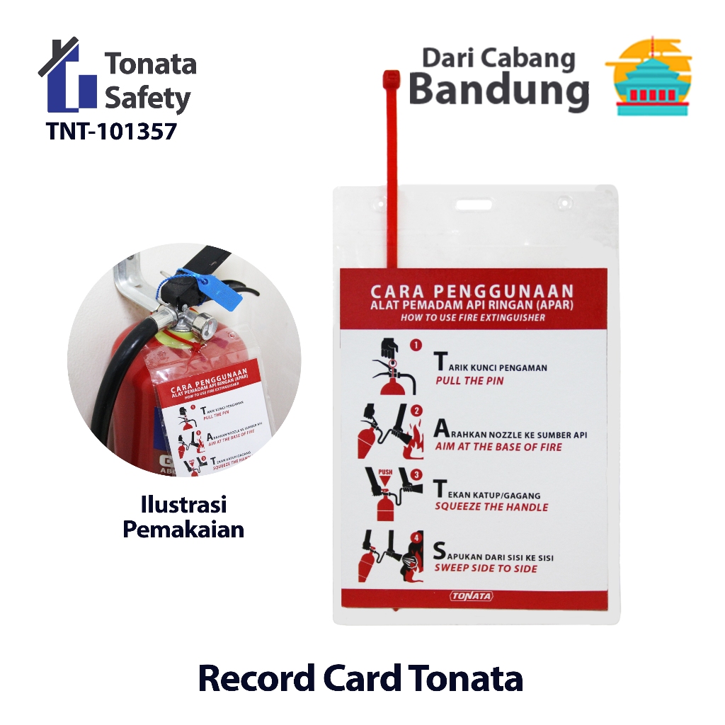 Kartu Pengecekan APAR Tonata / Record Tag Card / Checklist