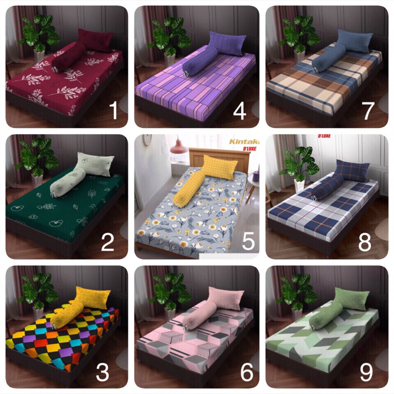 sprei kintakun 120x200 tinggi 30cm