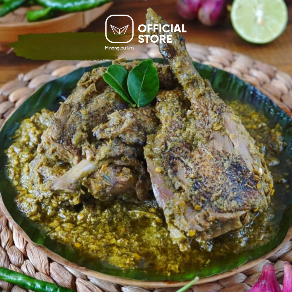 

Bumbu Bebek Cabe Hijau (itiak Lado Ijau) Praktis dan Instan Asli Minangkabau 250 Gr
