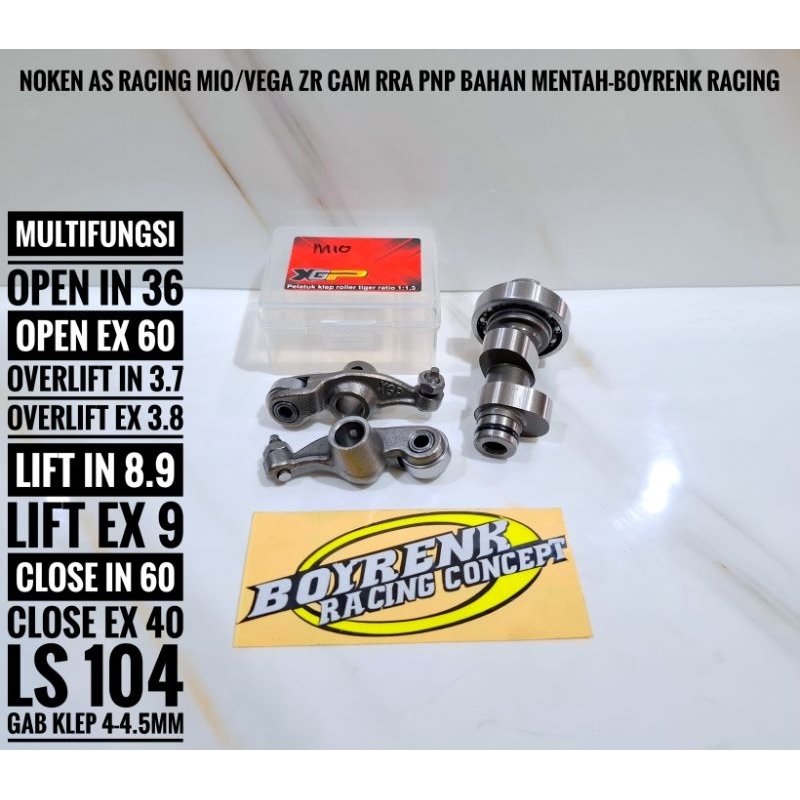 Noken As Racing Mio Vega Zr Jupiter Z Robot Roller Pnp 130Cc/150Cc/200Cc-Boyrenk