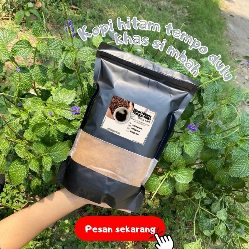 

KOPI HITAM TEMPO DULU KHAS SI MBAH RASA NIKMAT KHAS PERDESAAN