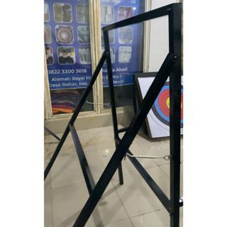 Stand Target Panahan Dewasa Besi Kuat Stand Ukuran Jumbo Tinggi 165 cm/ Dudukan Target / Jagrak Pana