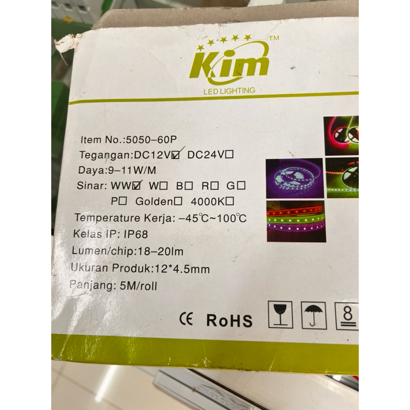 Kim Led Strip IP68 Warmwhite @5Meter