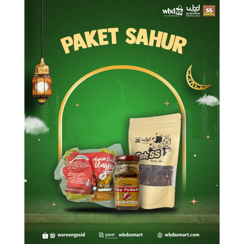 

PAKET SAHUR SPESIAL RAMADHAN KHAS WAROENG SPESIAL SAMBAL