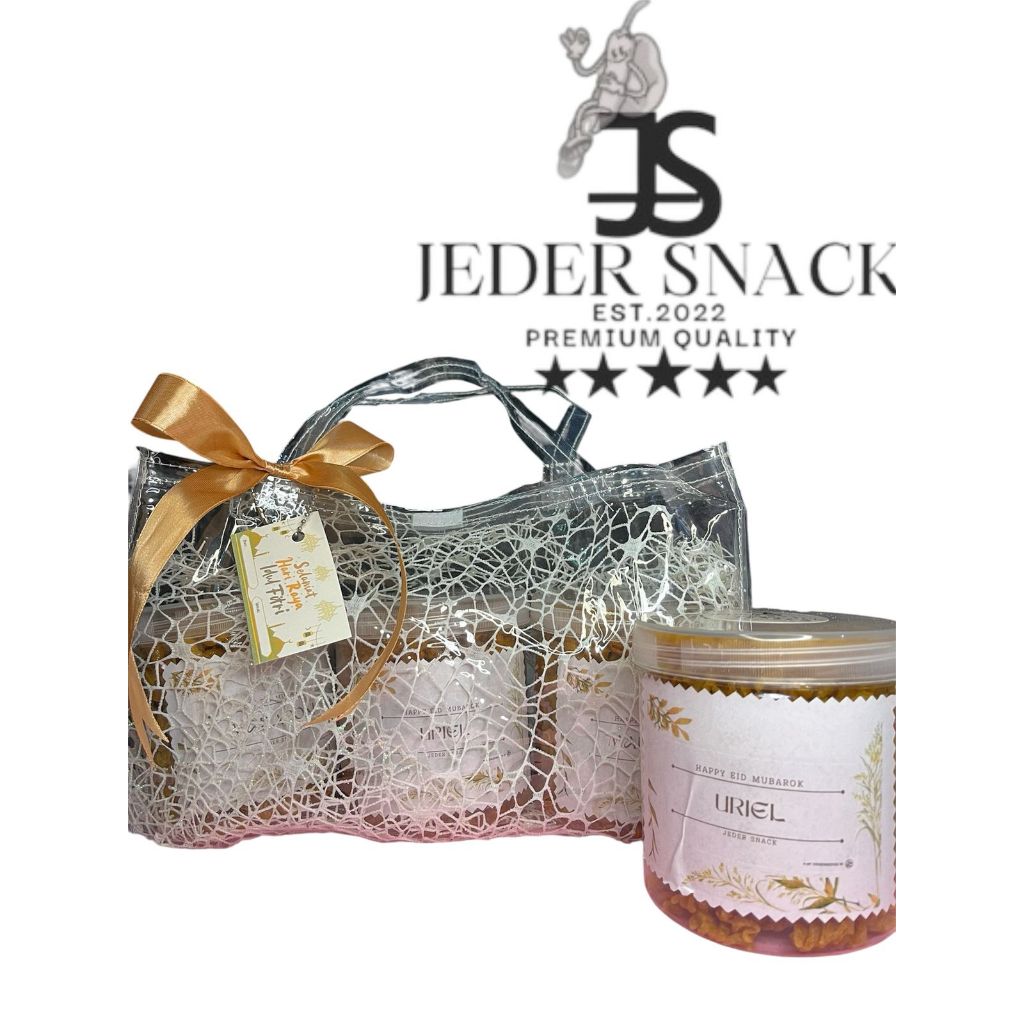 

Hampers Special Lebaran isi 3 Toples JEDER SNACK