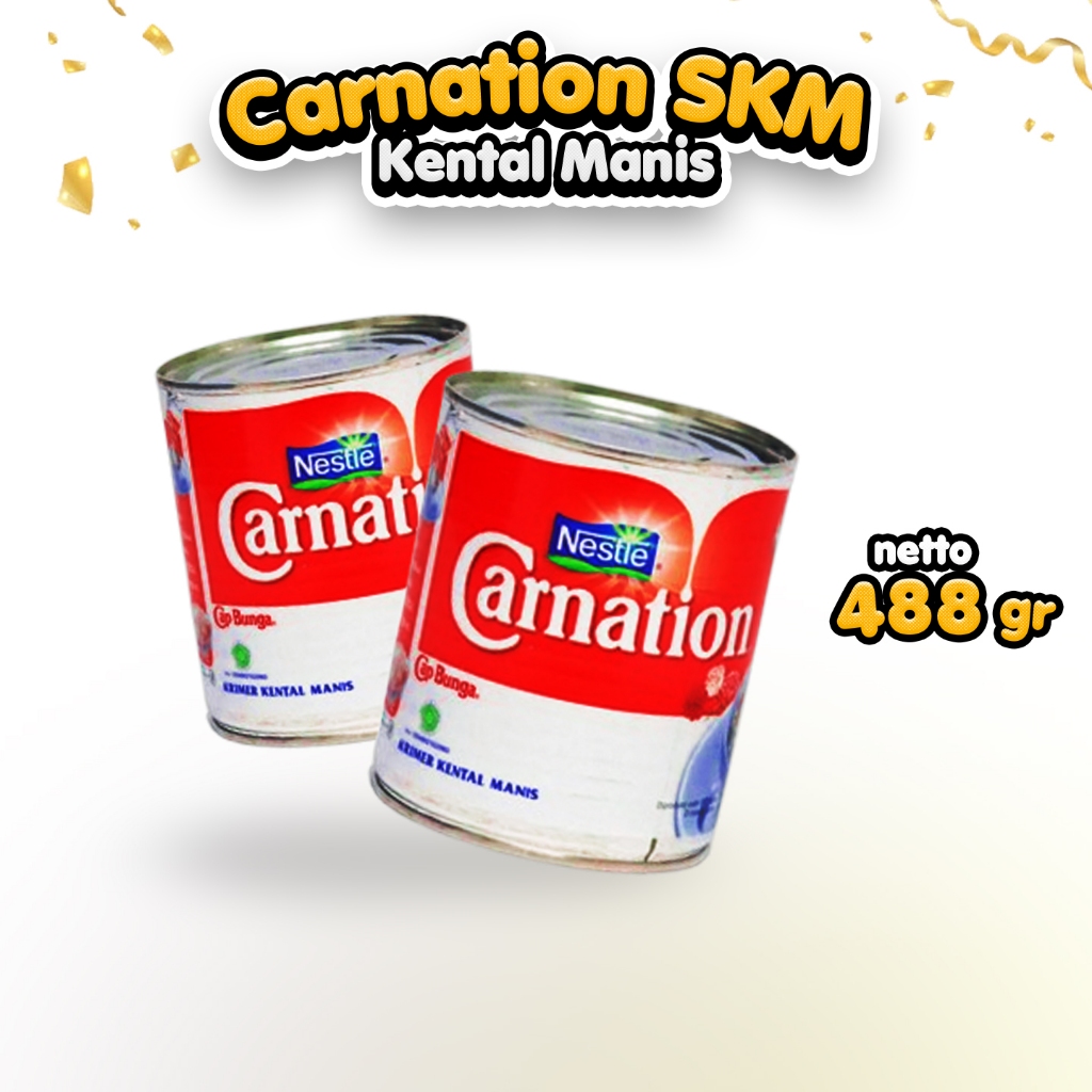 

SKM Nestle Carnation kemasan kaleng 488 gram, Kental Manis