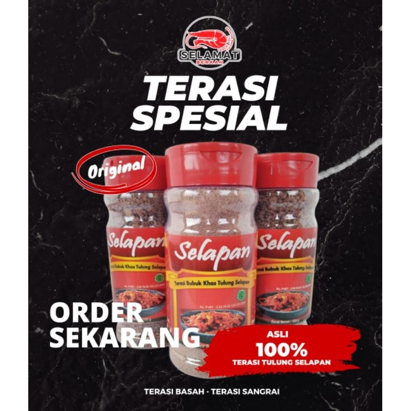 

TERASI SANGRAI SUPER PREMIUM KHAS SELAPAN