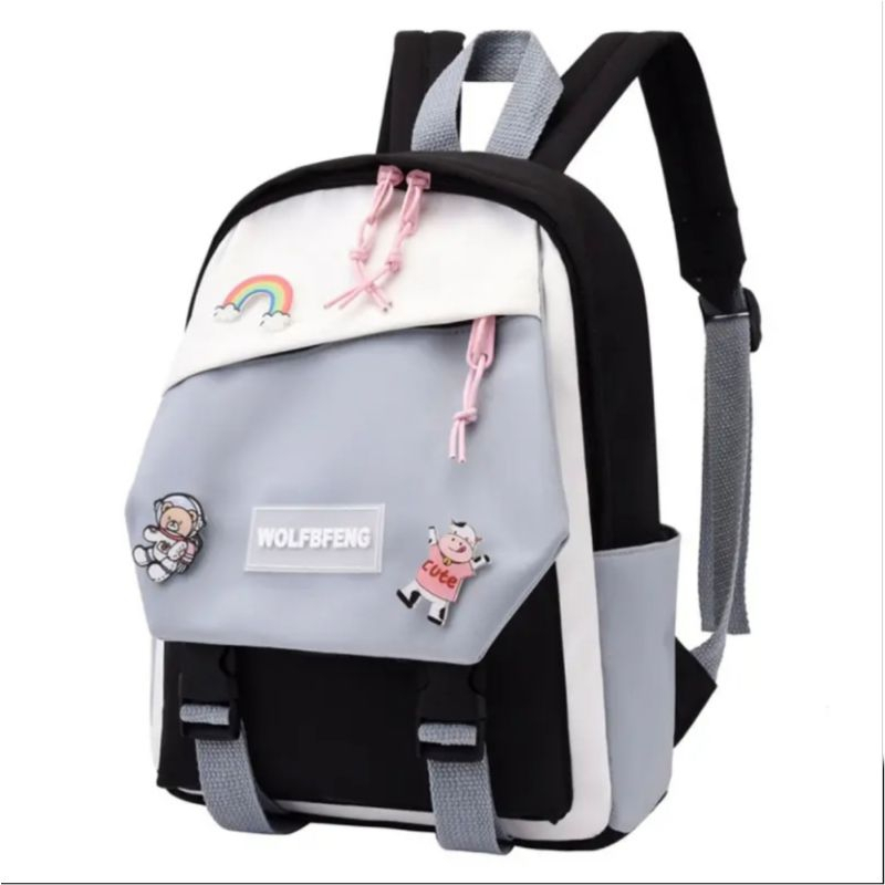 POLO FELIX - Tas Kiddo Ransel Anak Warna Pelangi Tas TK Paud