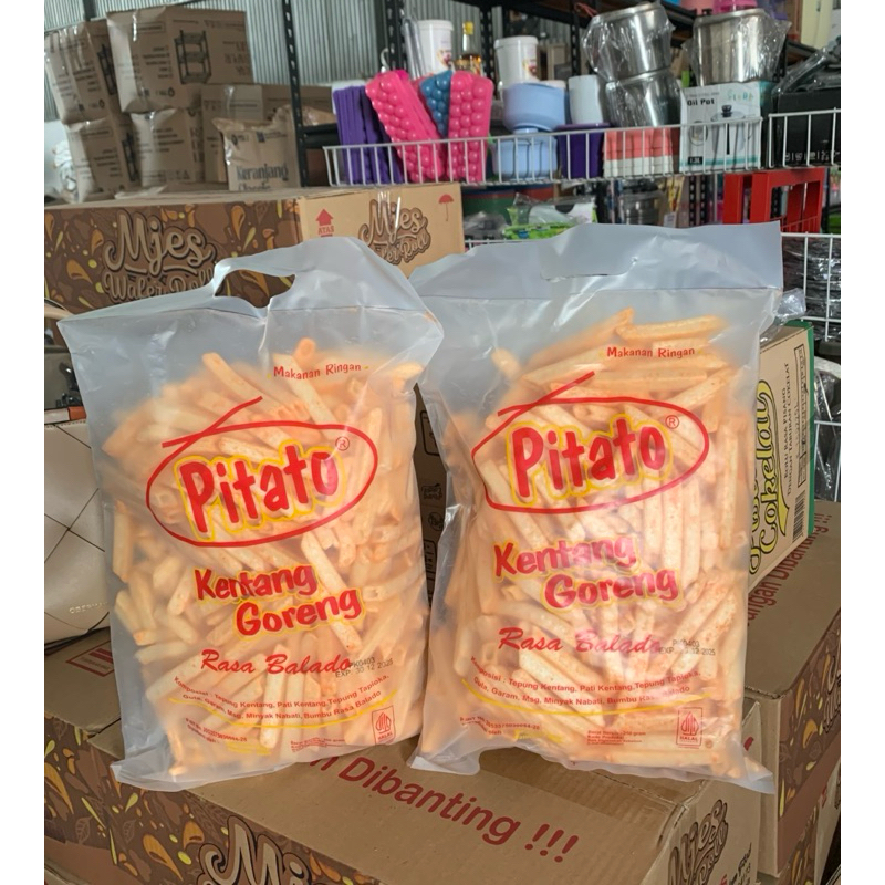 

Pitato Balado 250gr - Pitato Kentang Goreng 250gr