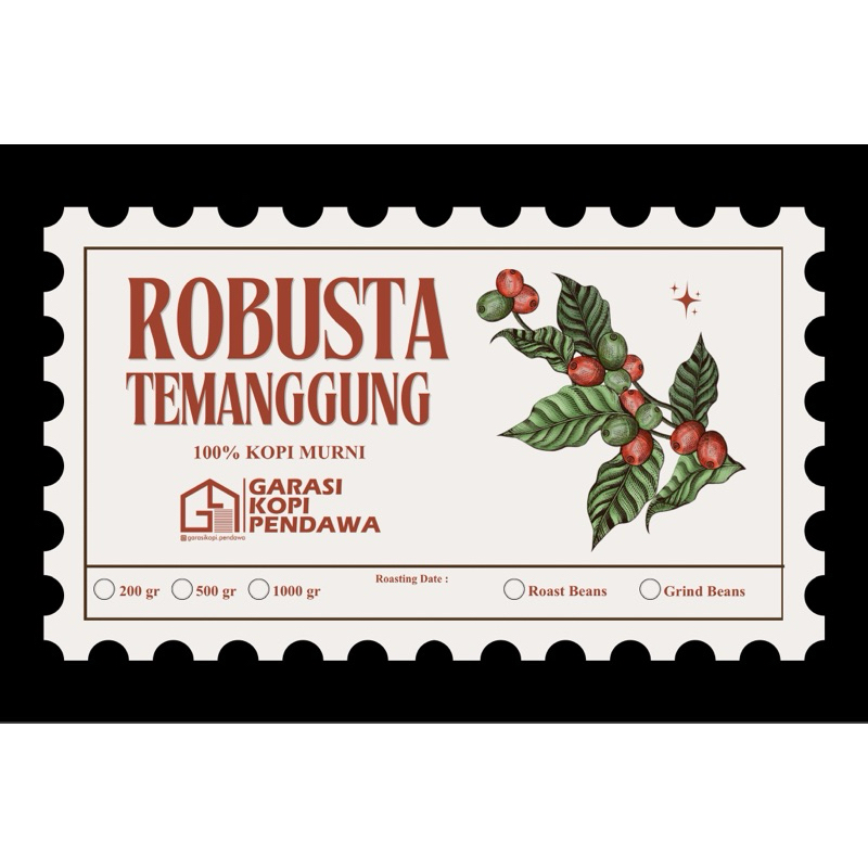 

Robusta Temanggung 200gr | Kopi Murni | Kopi Asli | Biji Kopi Pilihan