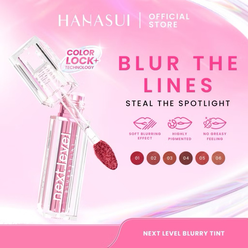 Hanasui Next Level Blurry Tint / Hanasui blurry tint / hanasui next level lip tint