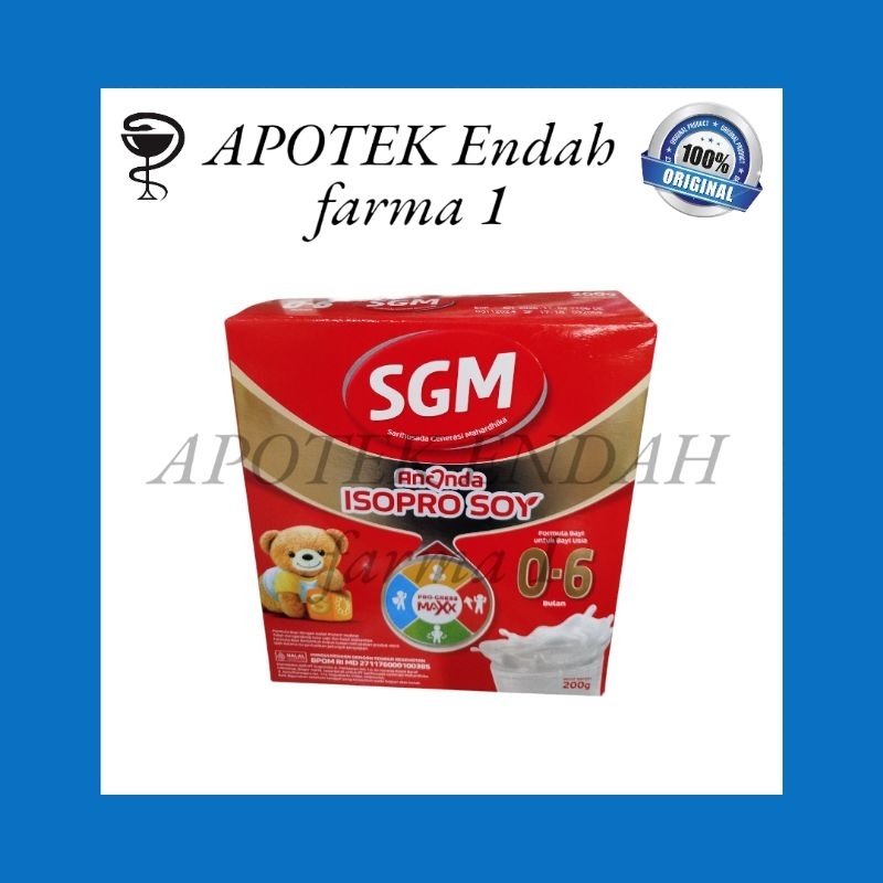 SGM ANANDA ISOPRO SOY 0-6 BULAN 200gr