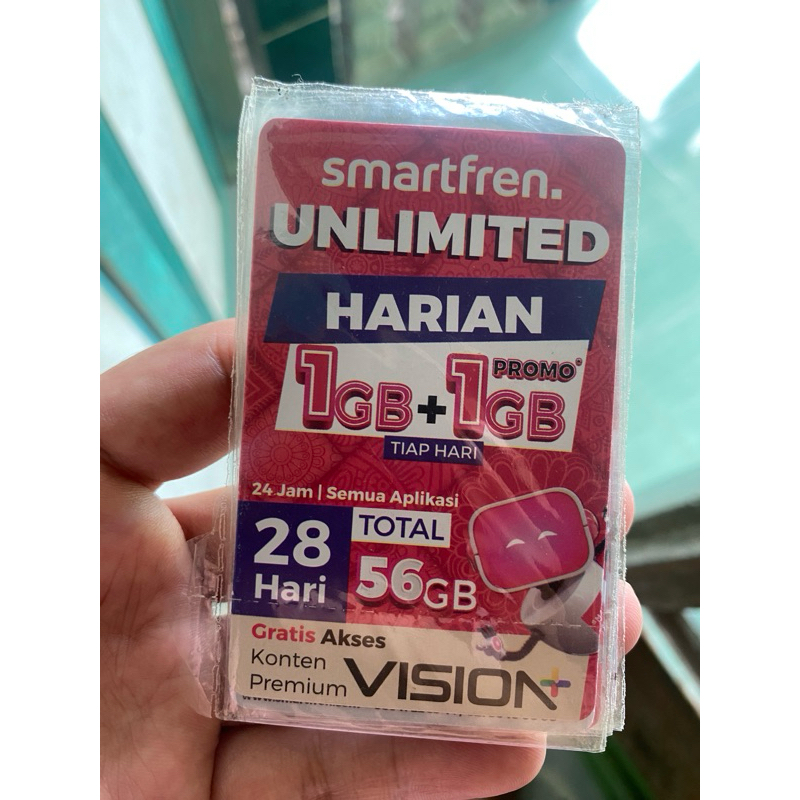 voucher Smartfren 2GB 28hari unlimited