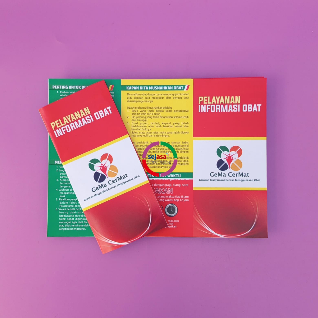 

Leaflet Atau Brosur Pelayanan Informasi Obat | Leaflet Farmasi | Leaflet Kesehatan | Leaflet PIO