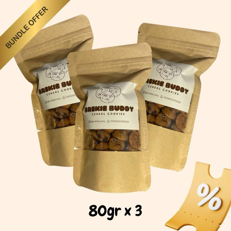 

Special Bundle Cereal Cookies 80gr x 3pcs