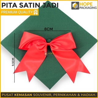 

[Harga / 3 pcs] Pita Jadi Aksesoris Souvenir Pita Kain Kotak Gift Hampers/ Pita Snack Tempel Warna