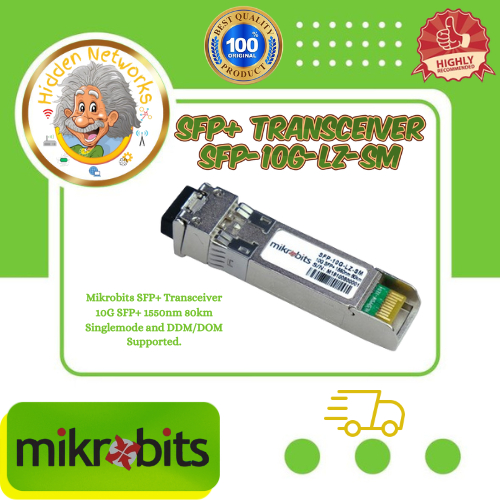 Mikrobits SFP+ 10G Singlemode 80KM SFP-10G-LZ-SM