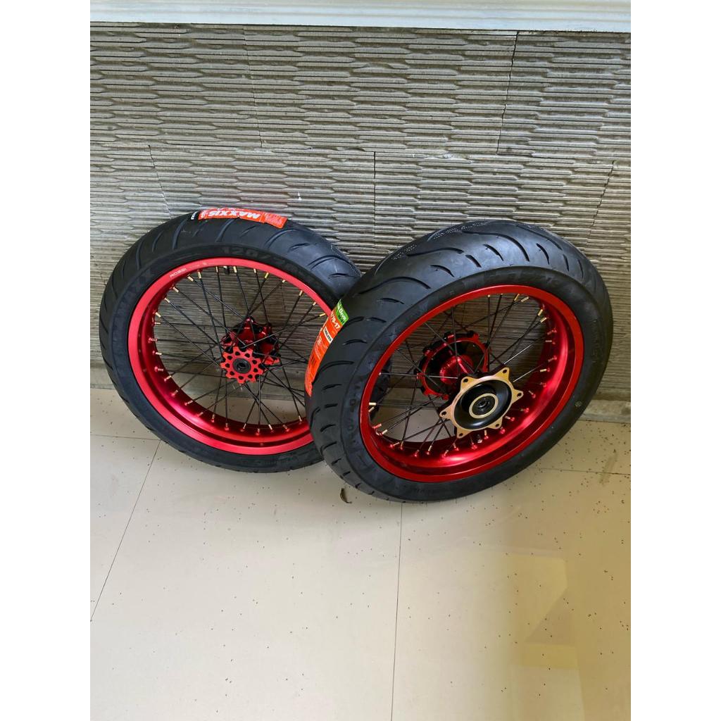 SUPERMOTO CRF JUMBO  300/350 BAN MAXXIS BARU