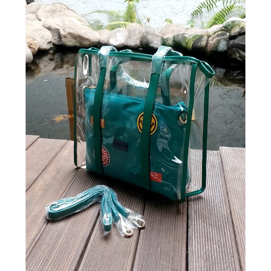 MATAHARI - #22 BELLEZZA TAS BAG WANITA YZ900534 GREEN WITH TAG