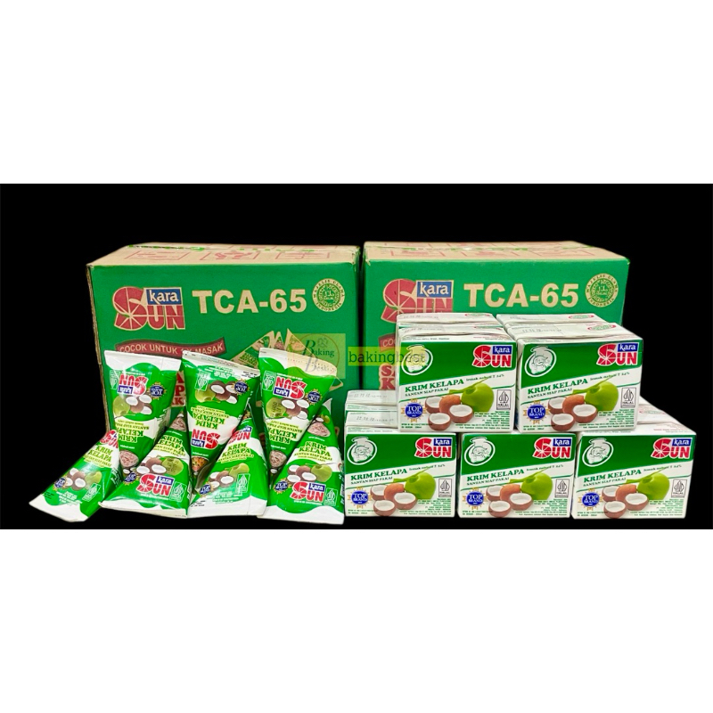 

SANTAN SUN KARA per Box . Santan Siap Pakai Halal BPOM RI Krim Kelapa untuk masakan Indonesia
