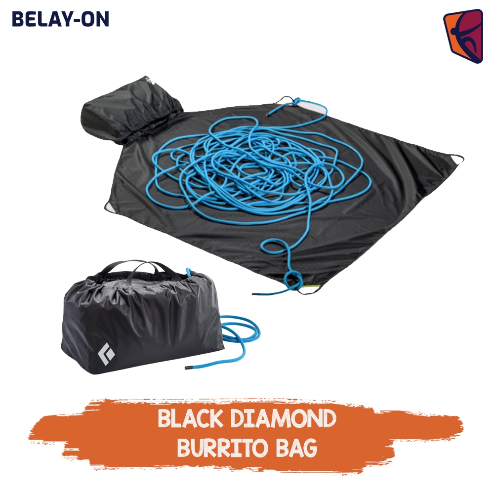Black Diamond Burrito rope bag | Rope bag petzl | petzl kliff