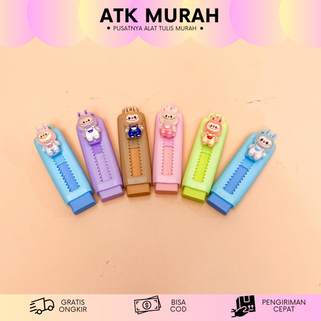 

PENGHAPUS MODEL CUTTER LABUBU ER-1694 ERASER HAPUSAN ALAT TULIS LUCU IMUT KADO UNIK MURAH TERJANGKAU