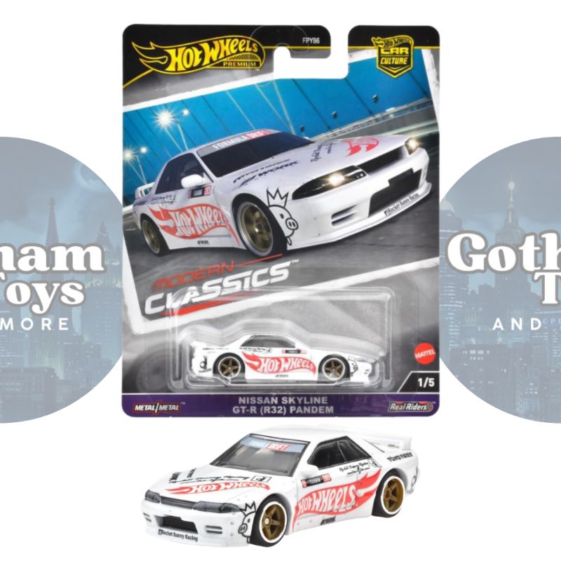 GT - HOT WHEELS PREMIUM NISSAN SKYLINE GTR R32 PANDEM ORIGINAL MATTEL