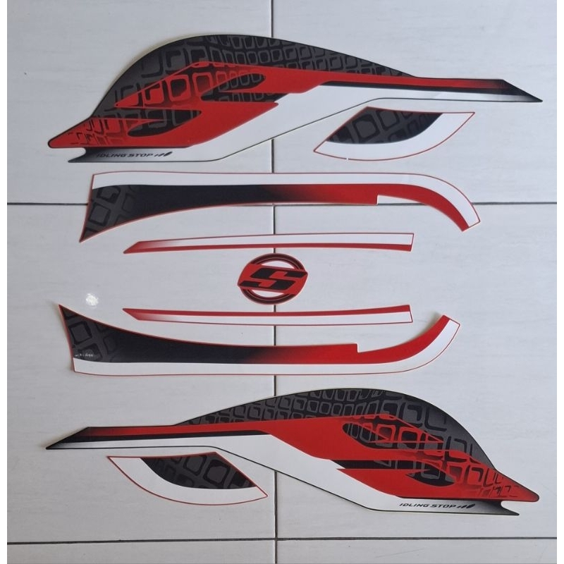 Sticker / Striping / Lis body motor Honda Scoopy Sporty 2019 ORIGINAL / ASLI