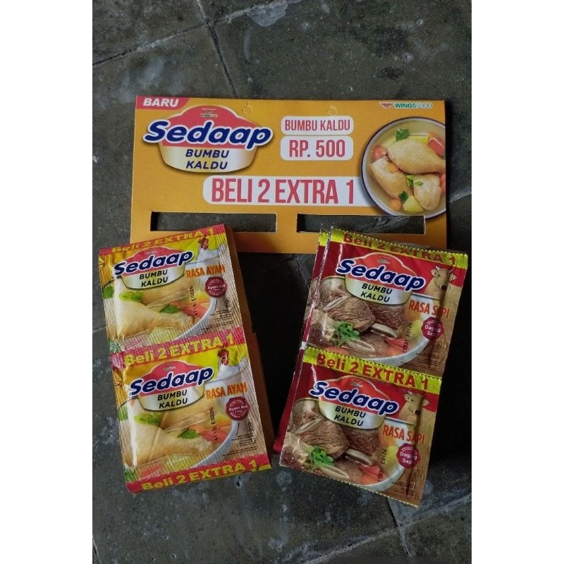 

Sedaap Bumbu Kaldu 1rentang isi 18sachet_MURAH