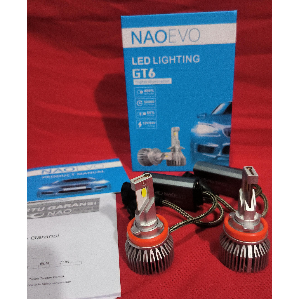 Lampu LED H11 Nao Evo GT 6 Higher illumination