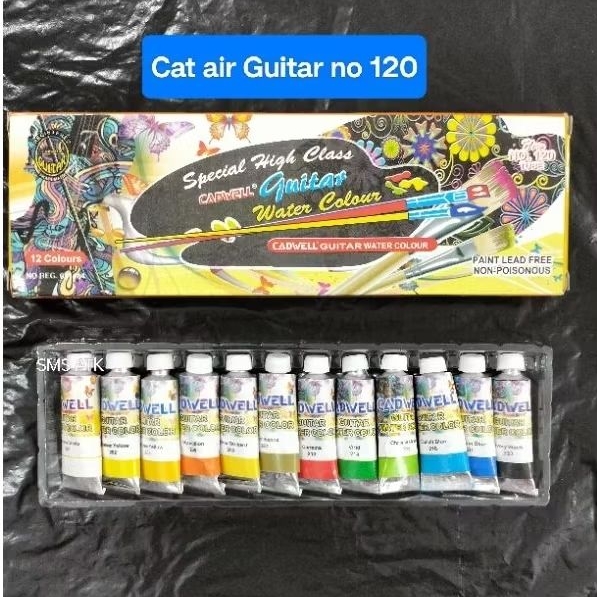 

Cat air/water colour cadwell Guitar 12 wrn no.110 dan 120