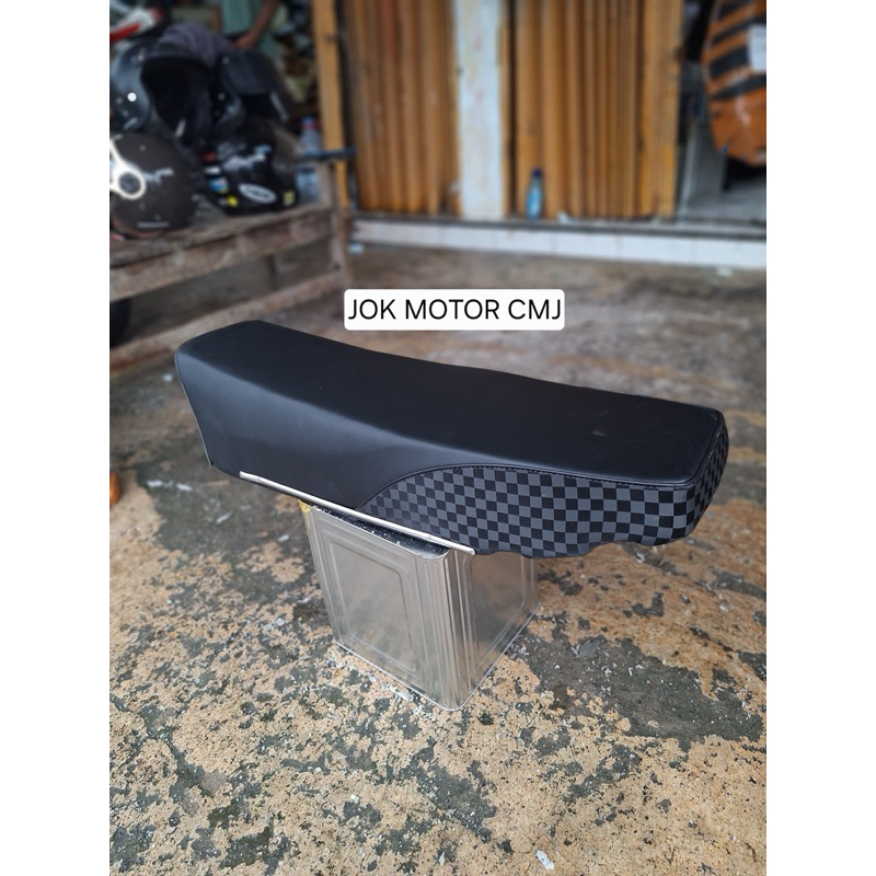 Kulit Sarung Jok motor gl pro gl max/Cover Gl pro fariasi catur kombinasi