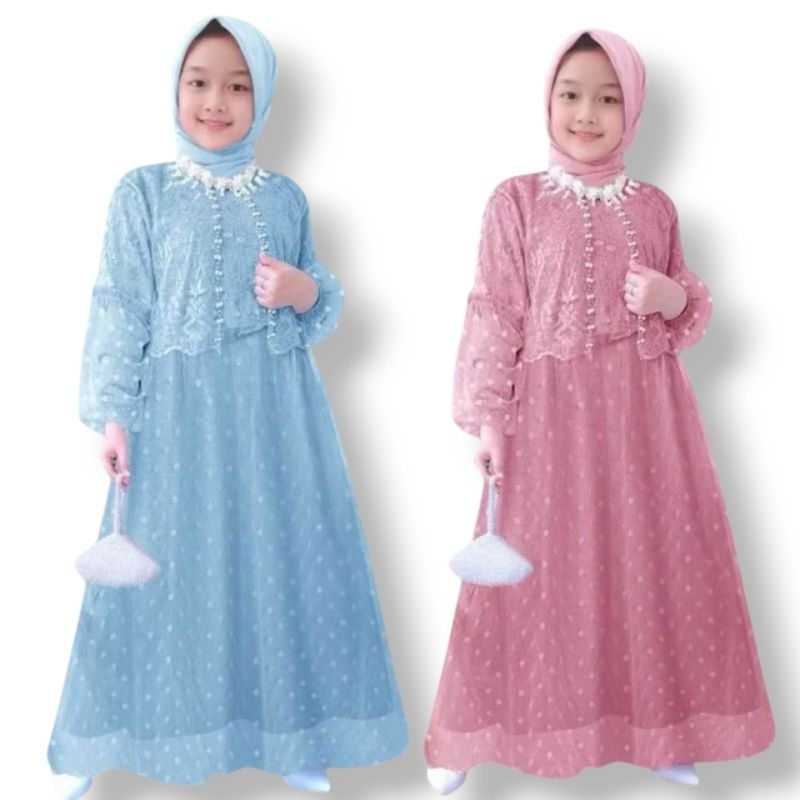 Gamis Artika,Baju gamis umur( 3th_11tahun)baju lebaran anak perempuan,gamis model rompi,baju gamis m