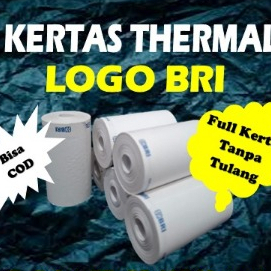 

Paket 1 Dos (100 Roll) Kertas Kasir logo BRI 57x33 Merek GoPrint/themper,/Remada RJ full tanpa tulang
