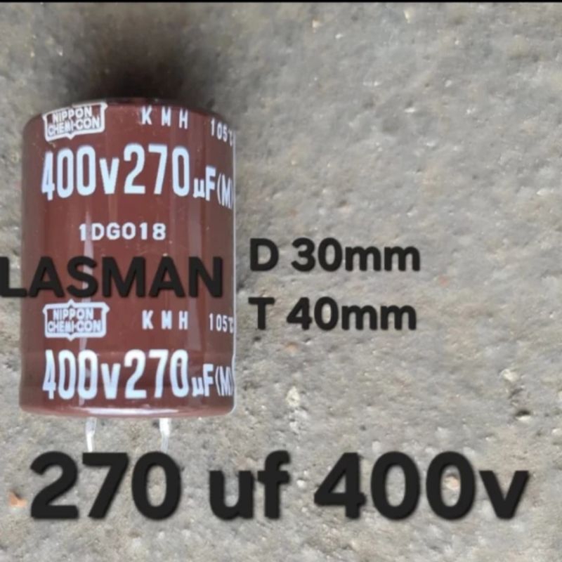 Elco elko 270uf 450V Nippon