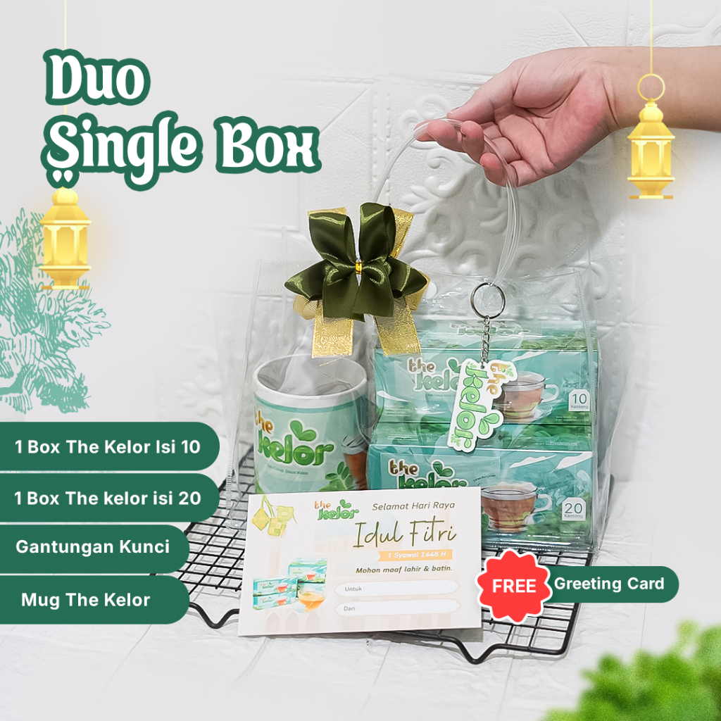 

Paket Hampers Teh Celup Kelor The Kelor-Gift/Hadiah untuk Momen Istimewa